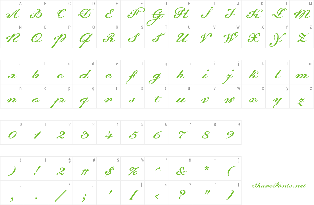 Font Dalliance Script Display Italic preview